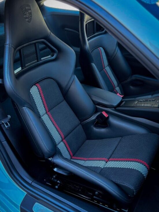 Custom Inserts for Porsche foldable carbon bucket seats 991 997 981 982 718 987